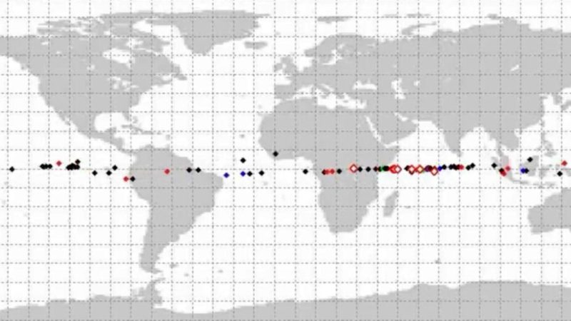 Voici la trajectoire des débris du satellite de Boeing qui a explosé