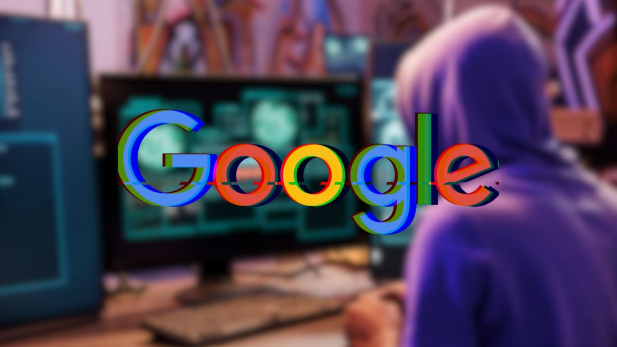 Le logo de Google modifié // Source : Montage Numerama