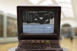 Un Minitel dans un musée // Source : Numerama