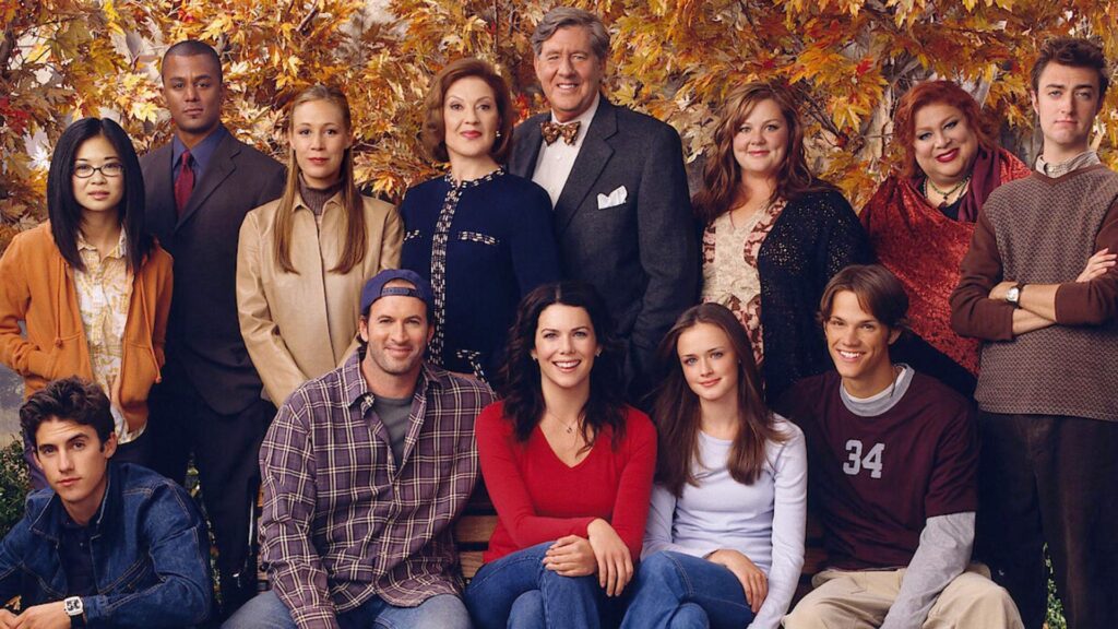 Le cast des premières saisons de Gilmore Girls (guest star : l'automne).