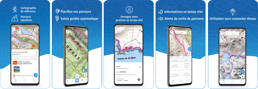 IGNrando’, l'application par l’Institut national de l'information géographique et forestière