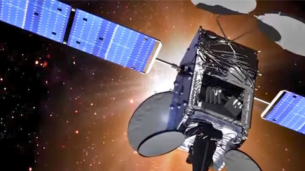 Satellite Intelsat 33e. // Source : Capture YouTube Intelsat