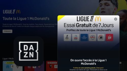 La Ligue 1 gratuite pendant 7 jours sur DAZN. // Source : Numerama