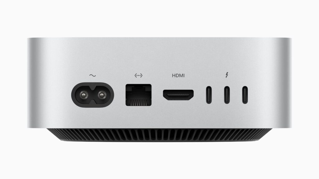 Ports Mac mini 2024.