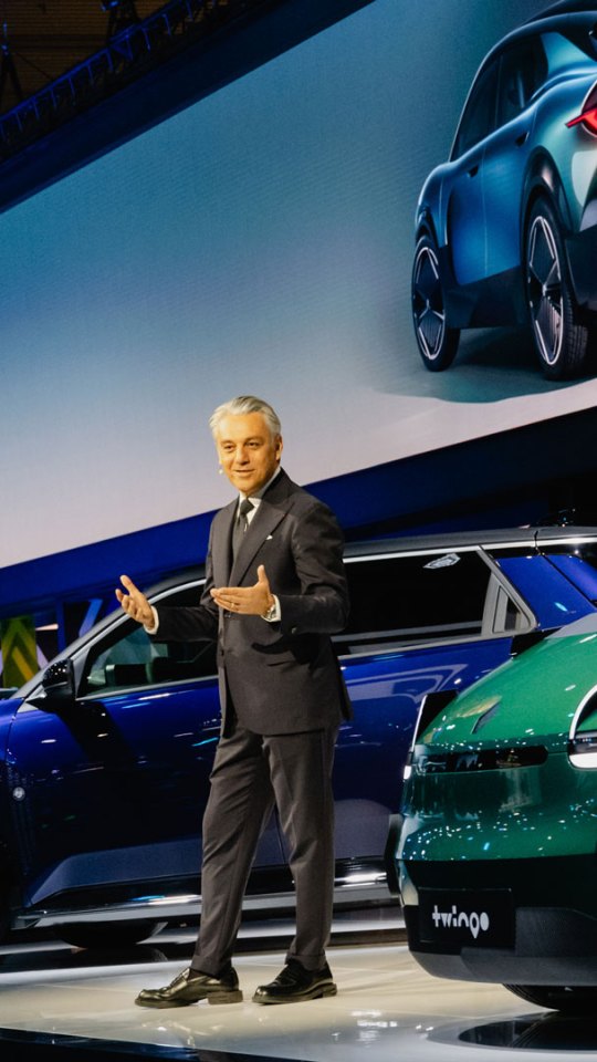 Luca de Meo au Mondial de l'Auto Paris 2024 // Source : Renault