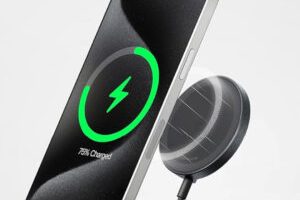 Chargeur Induction iPhone 15W MagGo  // Source : Anker