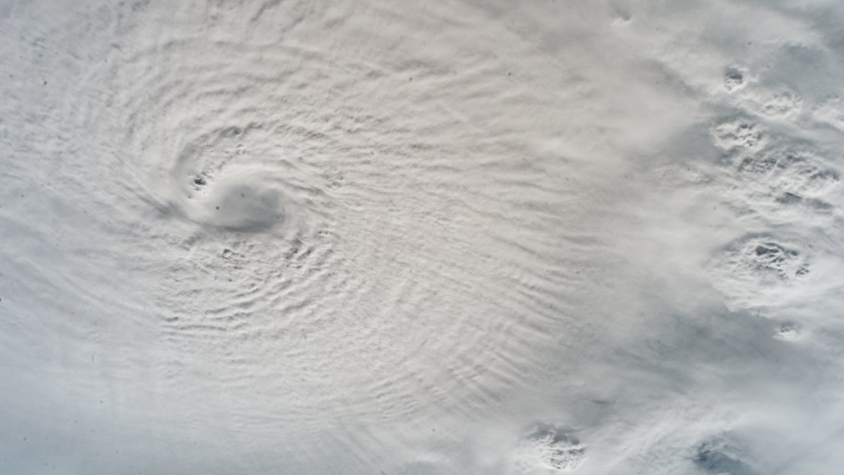 L'ouragan Milton vu depuis l'espace. // Source : NASA Johnson