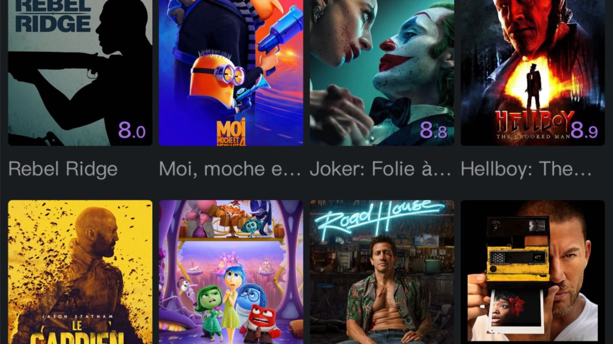 Les films disponibles sur Micro Habits. // Source : Capture Numerama