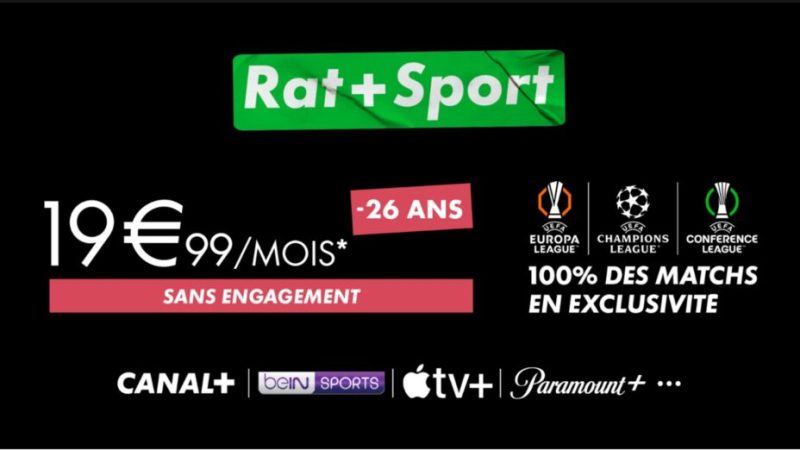 Derniers jours pour regarder la Ligue des Champions sans se ruiner avec l’offre Rat+ Sport de Canal+