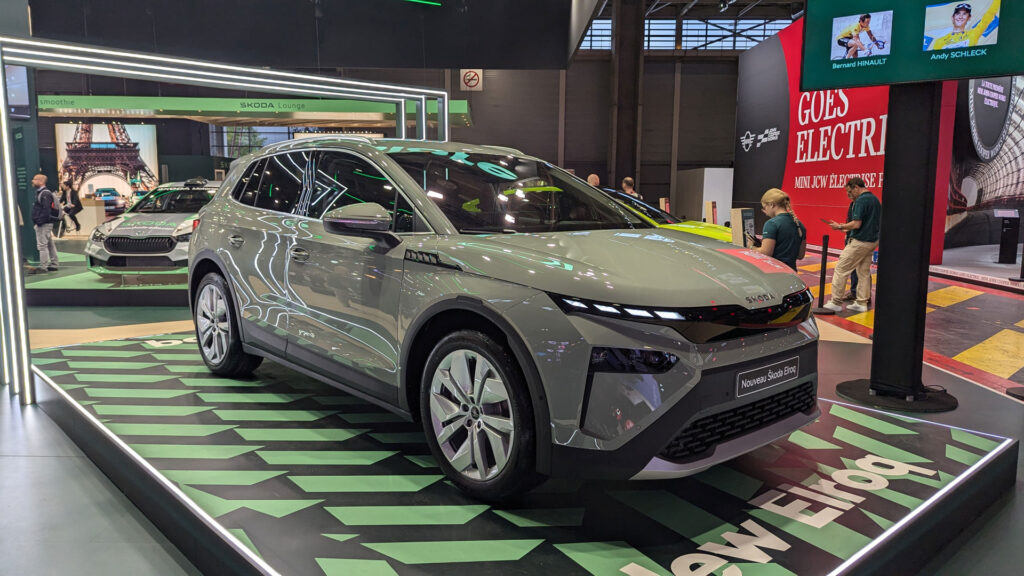 Skoda Elroq au Mondial de Paris 2024 // Source : Raphaelle Baut pour Numerama