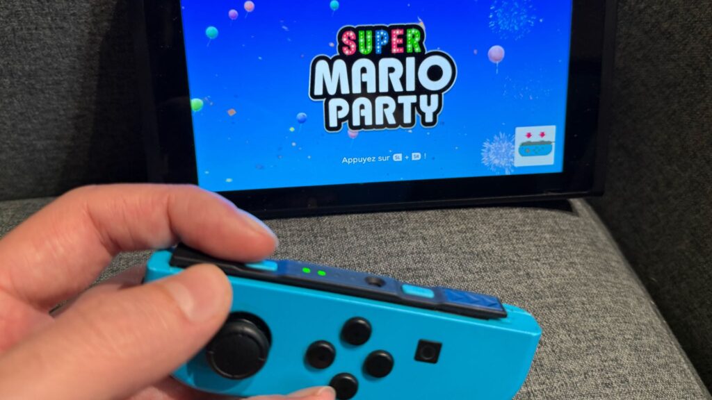 Impossible de jouer à Super Mario Party sans les fameux boutons.