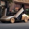 Le Tesla Cybercab  // Source : Tesla