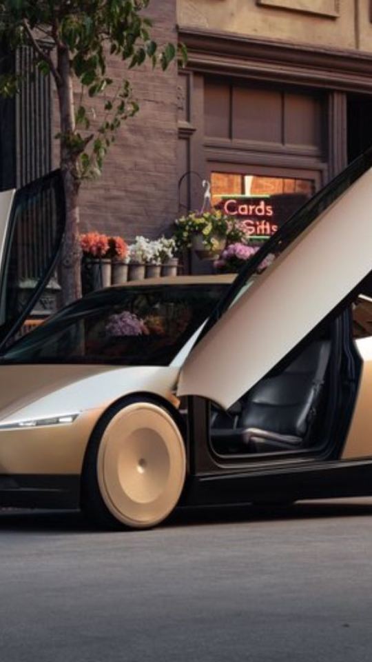 Le Tesla Cybercab  // Source : Tesla