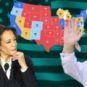 La carte du collège électoral, avec Kamala Harris et Donald Trump. // Source : Numerama