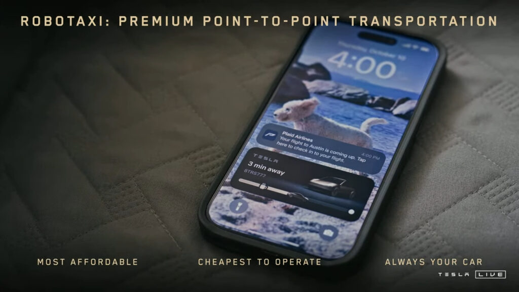 L'application Tesla Robotaxi imite l'interface d'Uber sur iPhone, avec le support des Live Activities.