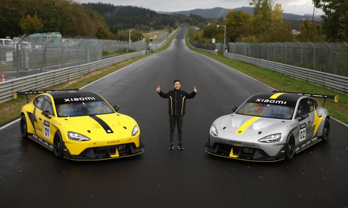 Xiaomi SU7 Ultra et Lei Jun au Nurburgring // Source : Xiaomi