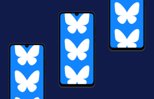 Le logo de Bluesky // Source : Image Numerama