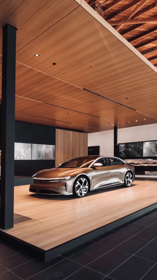 Studio de ventes Lucid // Source : Lucid Motors