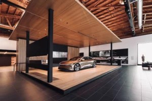 Studio de ventes Lucid // Source : Lucid Motors