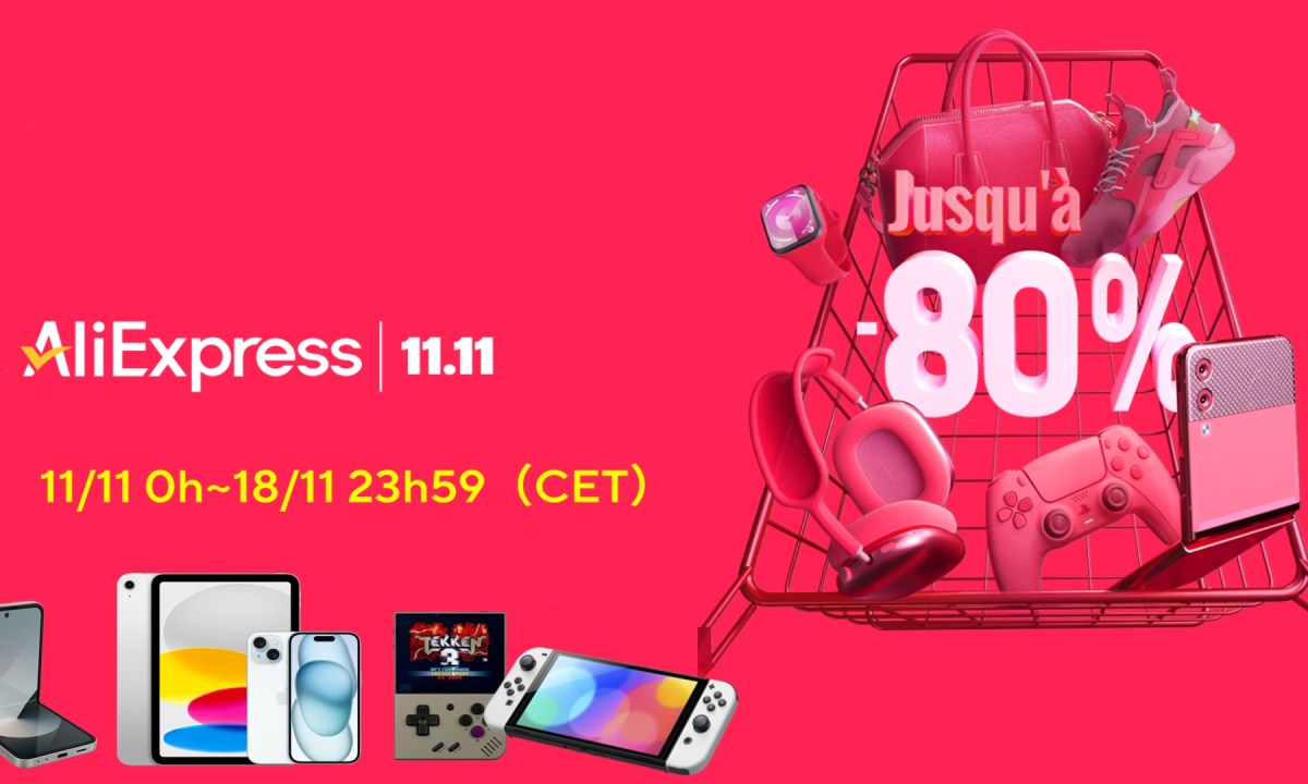 Le Single Day d'AliExpress se tient du 11 au 18 novembre 2024 // Source : Numerama