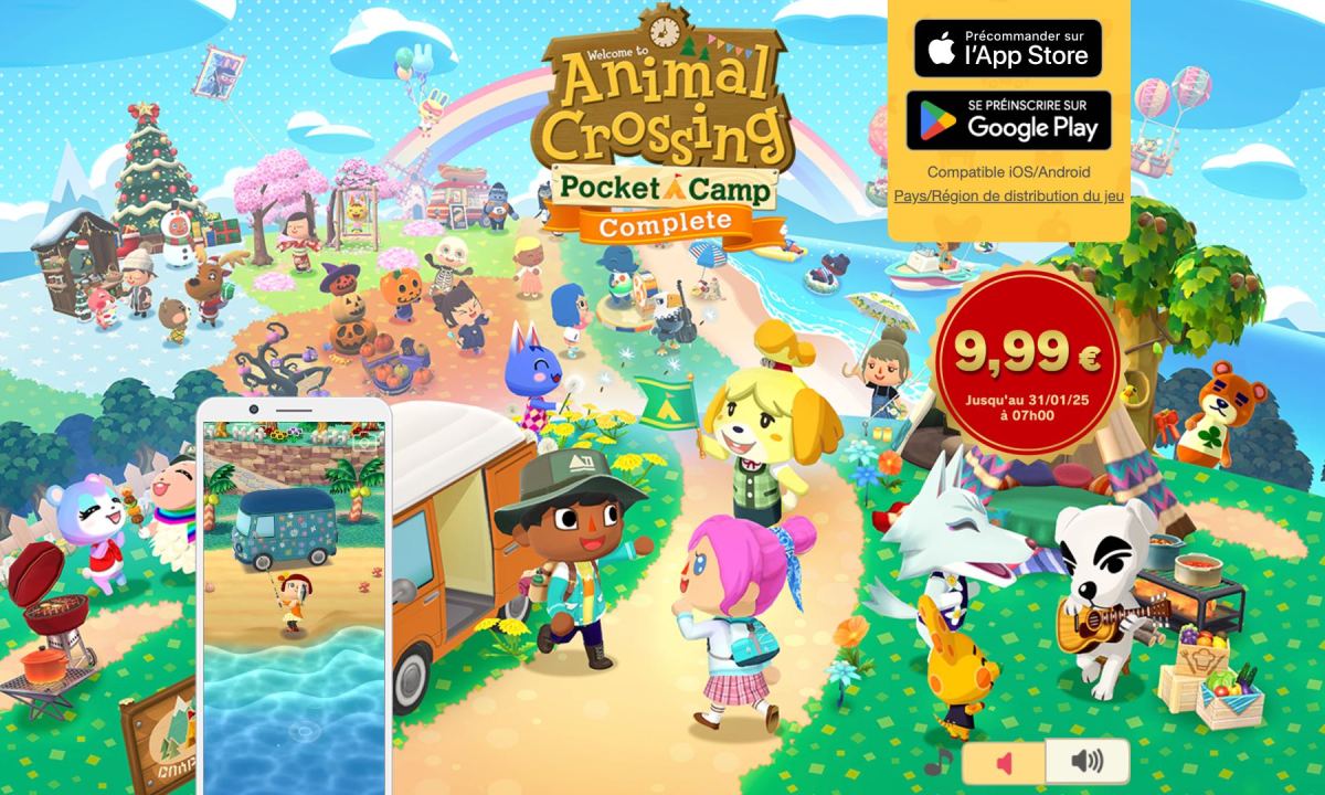 Animal Crossing Pocket Camp Complete // Source : Nintendo