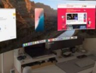 Le Mac Virtual Display du Apple Vision Pro en version ultrawide. // Source : Numerama