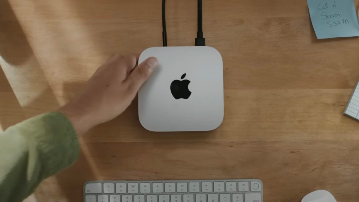 Mac mini équipé d'une puce M4 // Source : Apple