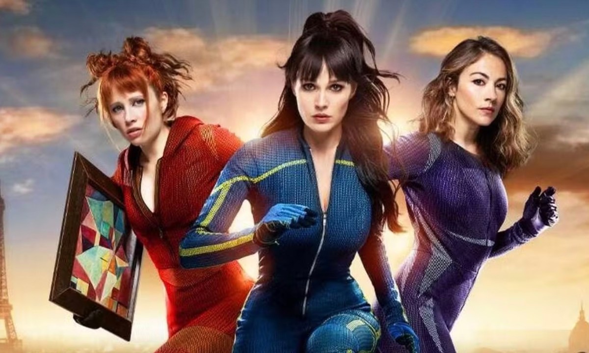 Les fameuses combinaisons créées spécialement pour les trois soeurs de Cat's Eyes, version 2024 // Source : Netflix