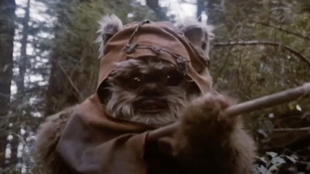 Les Ewoks dans Star Wars // Source : Capture YouTube