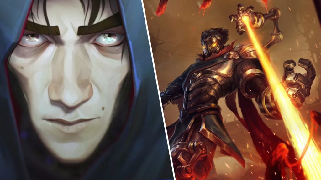 Viktor dans Arcane vs Viktor dans League of Legends // Source : Netflix / Riot Games