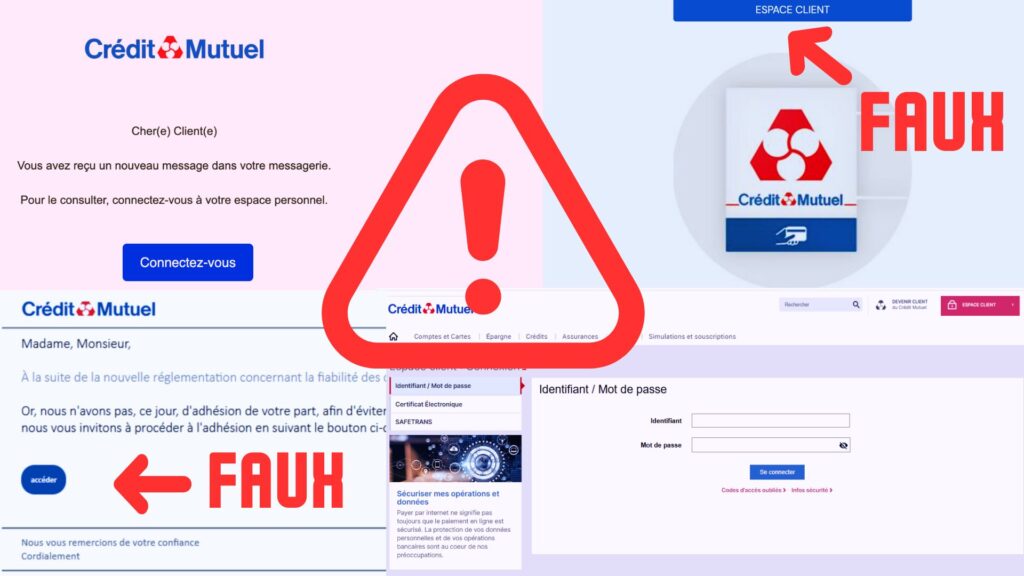 Attention à ces mails de phishing. // Source : Numerama