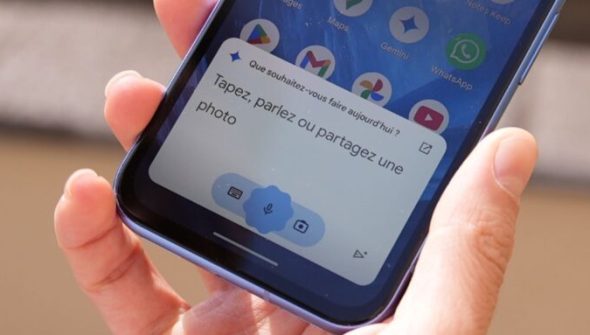 L'application Google Gemini sur Android. // Source : Numerama