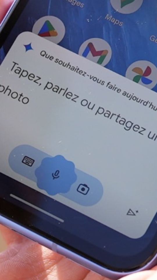 L'application Google Gemini sur Android. // Source : Numerama