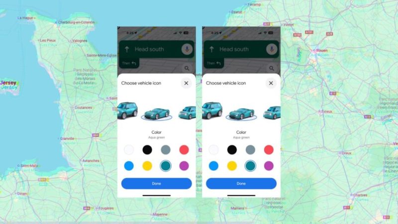 Google Maps va vous laisser choisir la voiture que vous voulez pour vos trajets