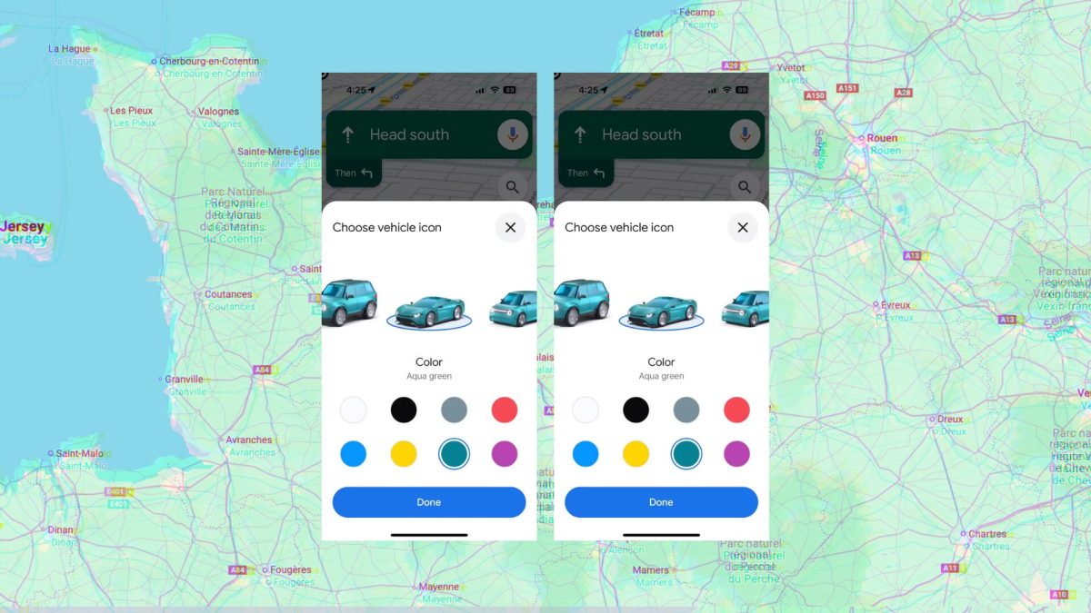 Les futures options de personnalisation de Google Maps // Source : Android Authority