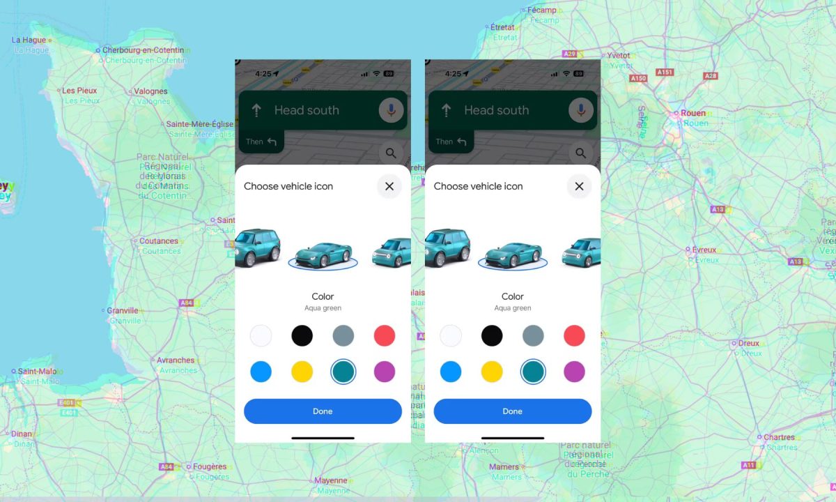 Les futures options de personnalisation de Google Maps // Source : Android Authority