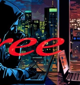 Les hackers réutilisent les données de Free. // Source : Numerama avec Midjourney