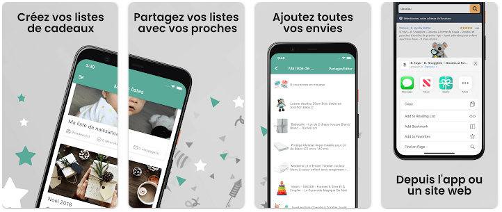 iKadoo - Liste de cadeaux, liste de naissance