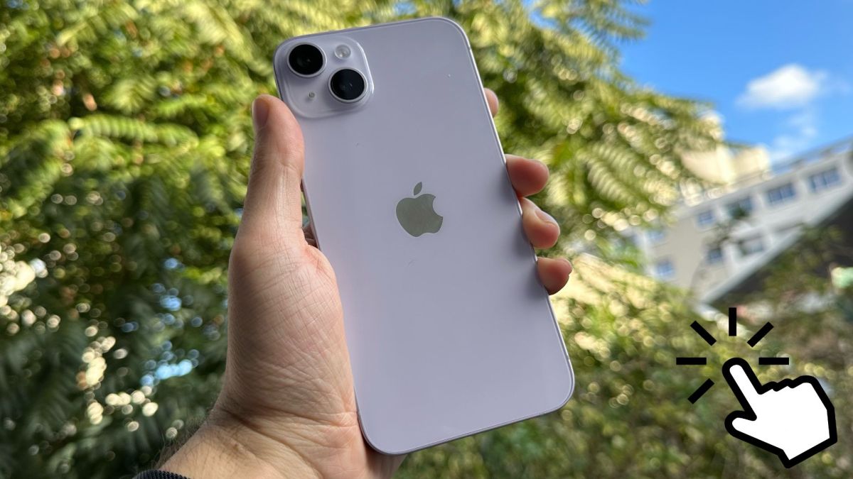 L'iPhone 14 Plus mauve. // Source : Numerama