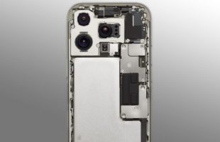 L'intérieur d'un iPhone 16 Pro. // Source : Apple