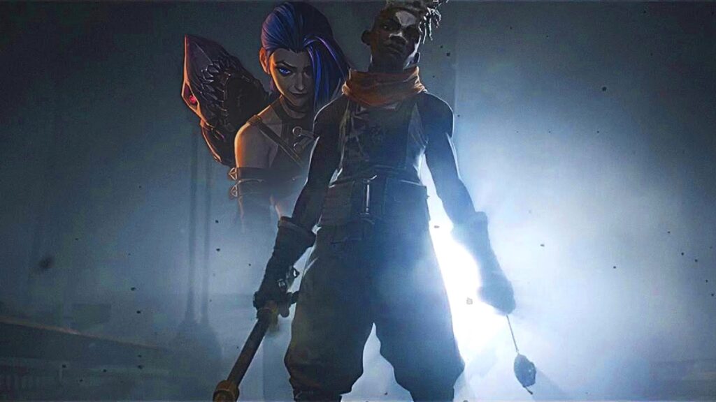 Jinx et Ekko dans la saison 1 d'Arcane // Source : Netflix