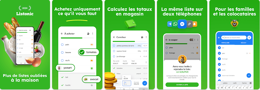 Listonic, pour mieux gérer votre budget