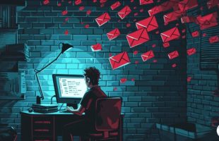 Un mail de phishing prétend que vous avez reçu des droits de successions. // Source : Numerama avec Midjourney