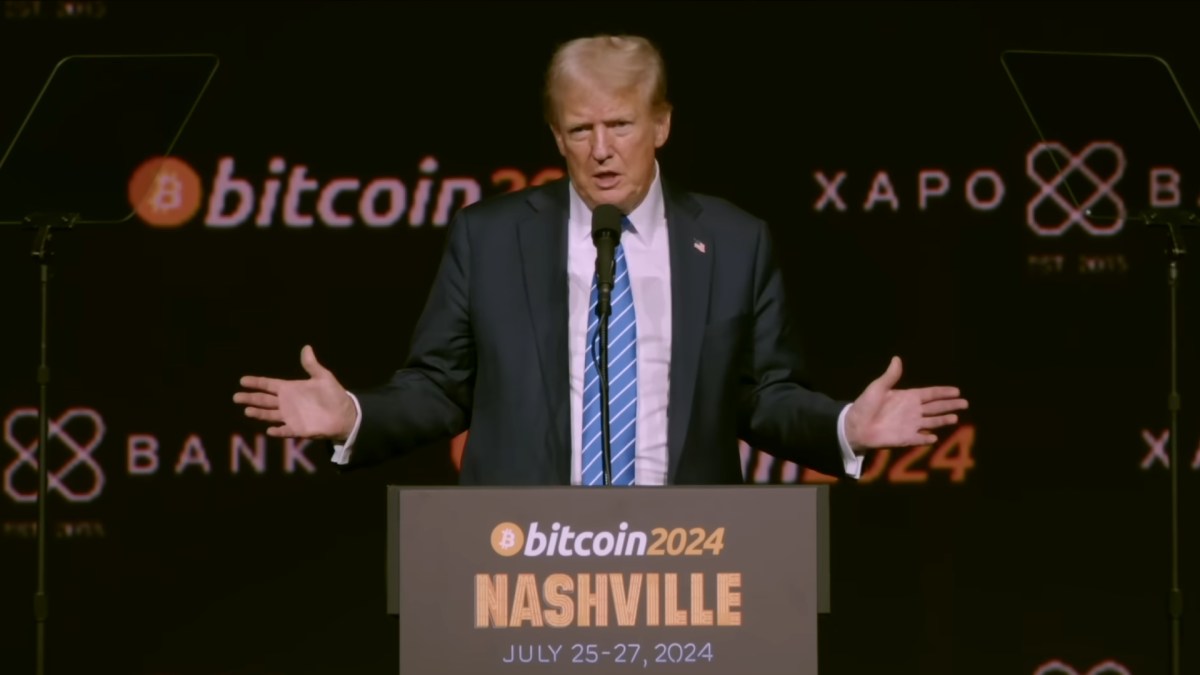 Conférence de Donald Trump sur le Bitcoin // Source : Bitcoin Magazine