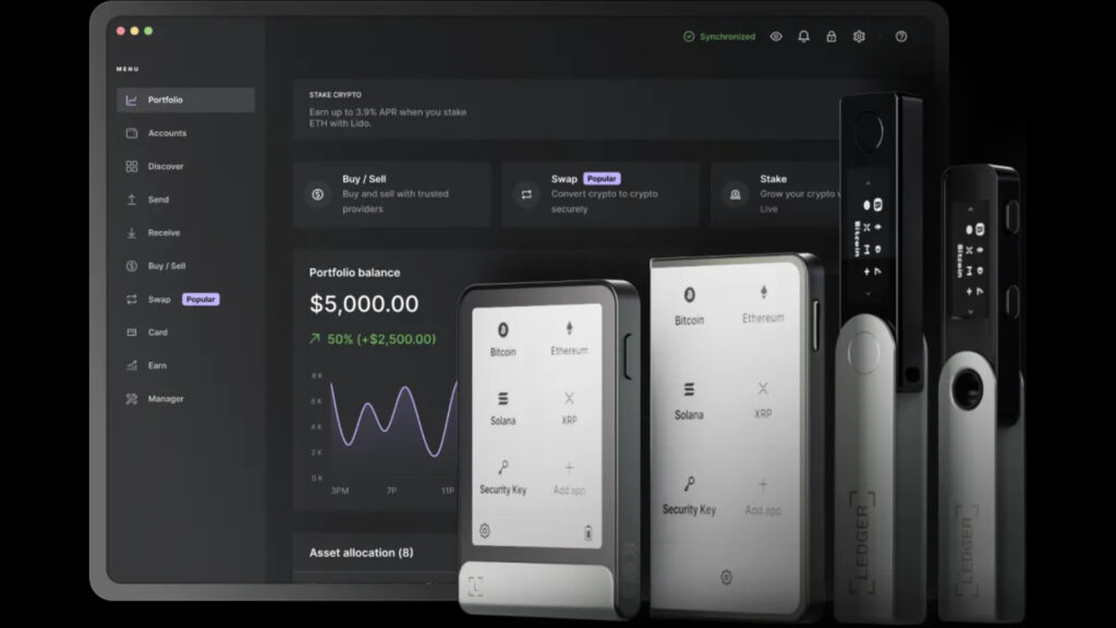 Ledger Live fonctionne sur tous les appareils de la marque