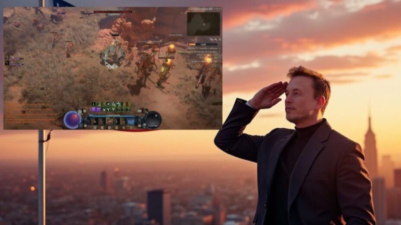 Elon Musk a trouvé le temps pour battre le meilleur joueur de Diablo 4 au monde