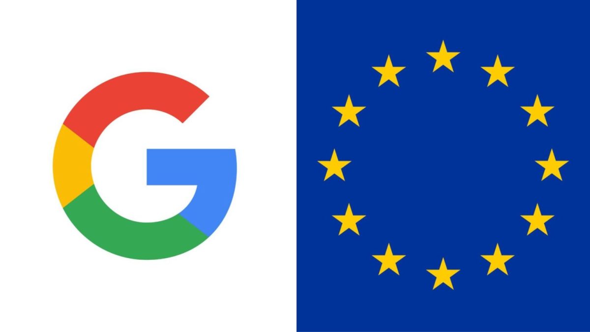 Google et l'Union européenne // Source : Numerama