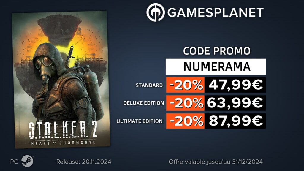 S.T.A.L.K.E.R.2: Heart of Chornobyl à -20%