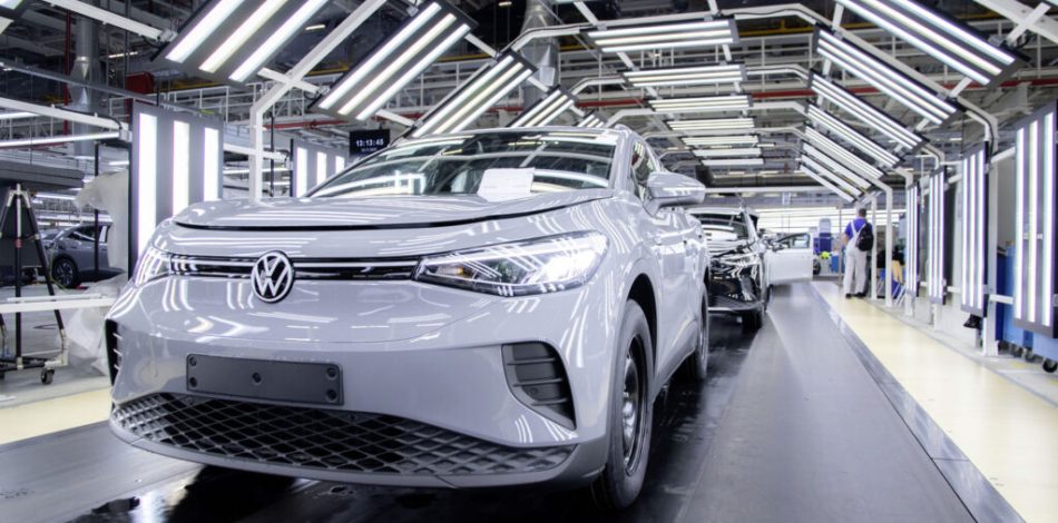 Volkswagen production modèle ID // Source : Volkswagen Volkswagen production modèle ID // Source : Volkswagen