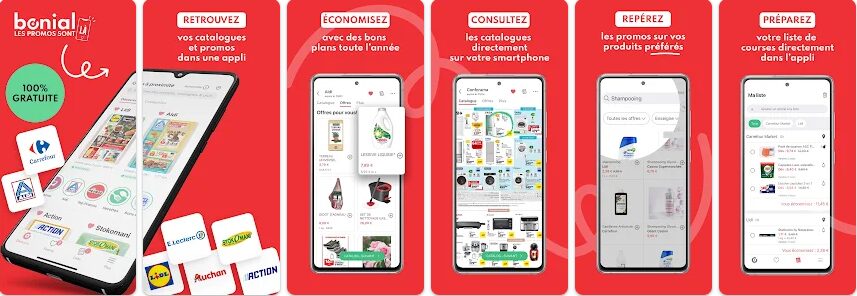 Tous les catalogues de vos supermarchés sur une seule application